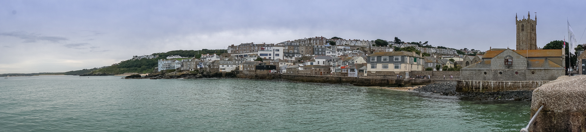 Panorama St. Ives mit St. Ia’s Church