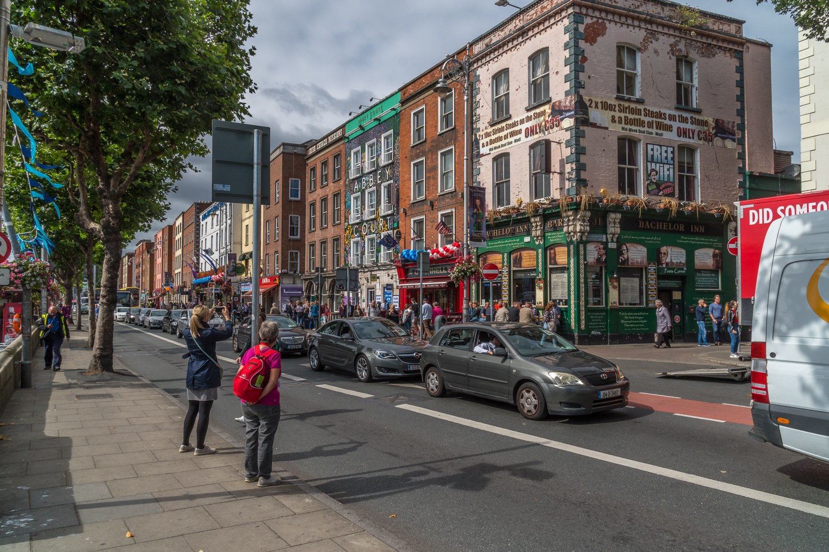 Pubs und Verkehr in Dublin