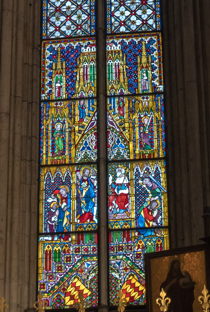 Ausschnitt Jakobusfenster, um 1330/40