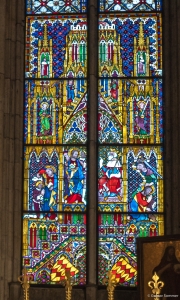 Ausschnitt Jakobusfenster, um 1330/40
